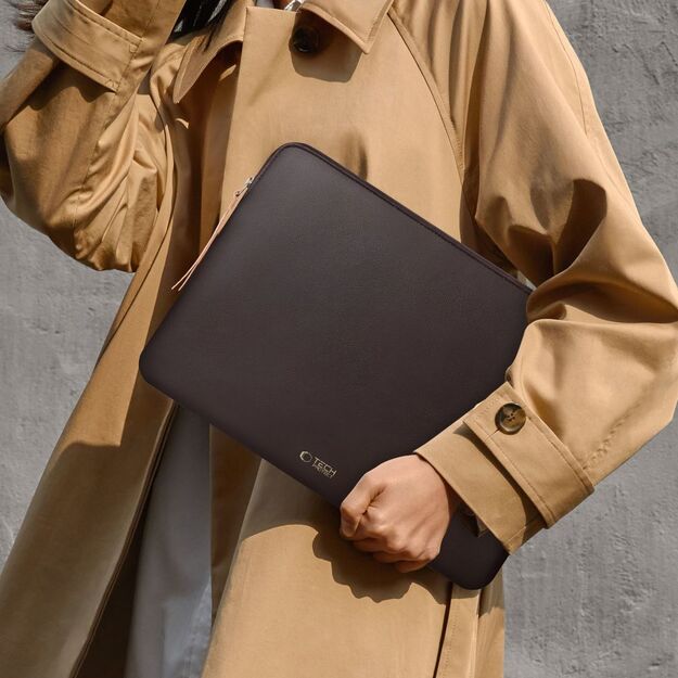 Tech-Protect Fleece Laptop Bag 15-16 - Brown 11
