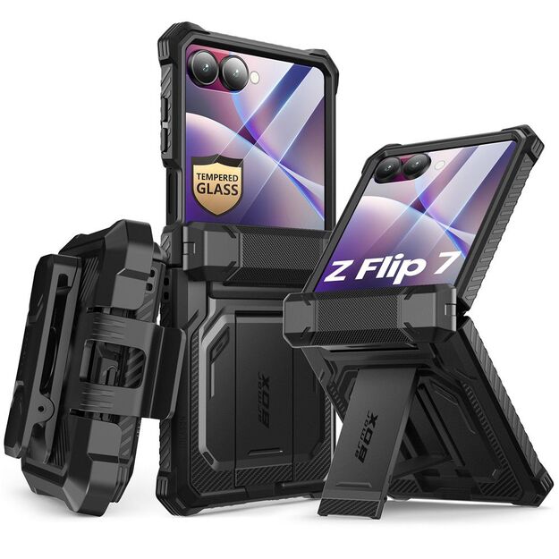 Supcase IBLSN Armorbox Case for Samsung Galaxy Z Flip 7 - Black 1