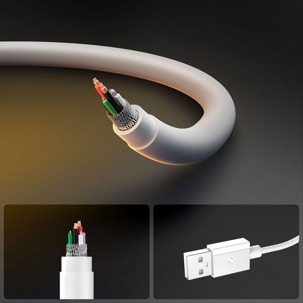 Spigen EB6010CC USB-C Cable 60W 200 cm - White 5