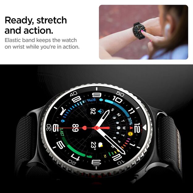 Spigen Fit Lite Strap for Samsung Galaxy Watch 40/44/46 mm - Black 7
