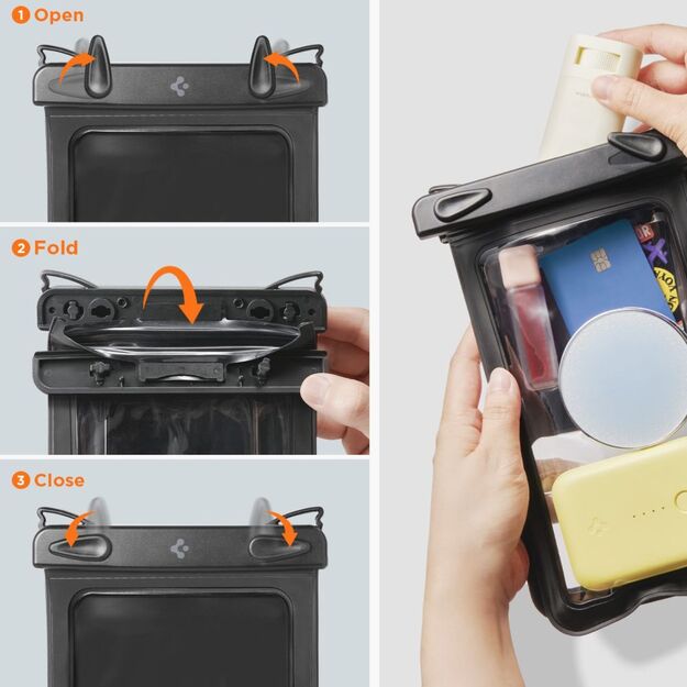 Spigen A603 waterproof case - black 11