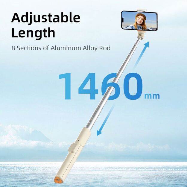 Selfie Stick Tech-Protect L09S with tripod - beige 6
