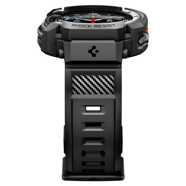 Spigen Rugged Armor Pro Strap for Samsung Galaxy Watch 8 Classic 46mm - Matte Black 4