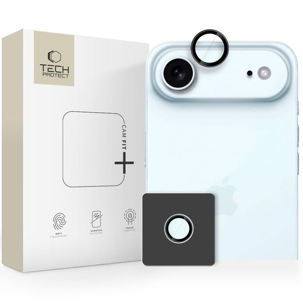 Tech-Protect Camring Fit+ Camera Cover for iPhone 17 Air - Black