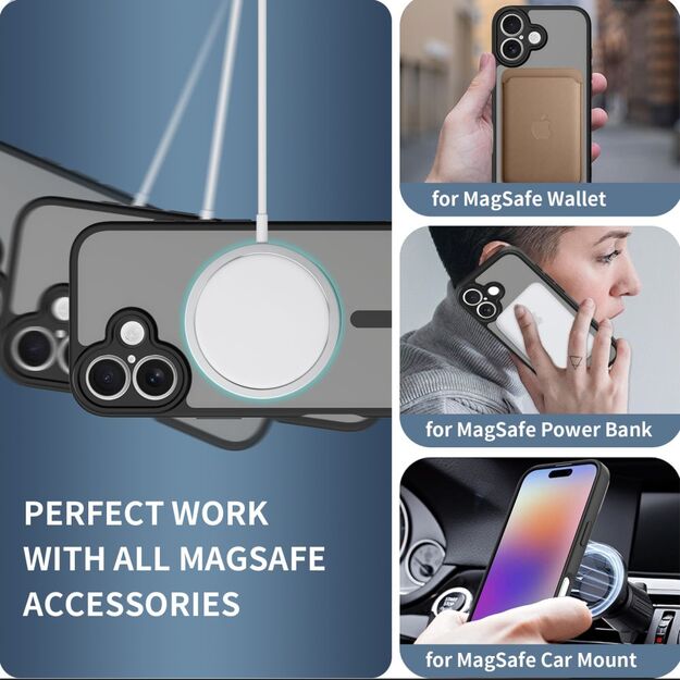 Tech-Protect BasicMag MagSafe Case for iPhone 17 - Matte Black 3