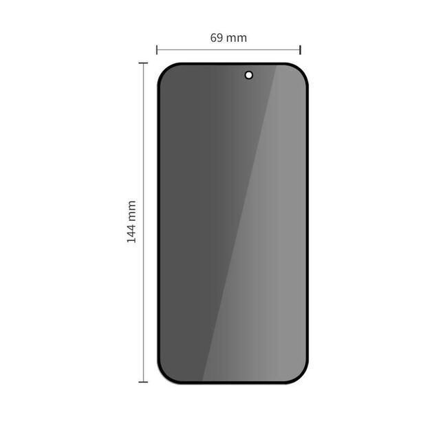 Tech-Protect Quick Set Spy+ Privacy Glass 2-pack for iPhone 14 Pro 1