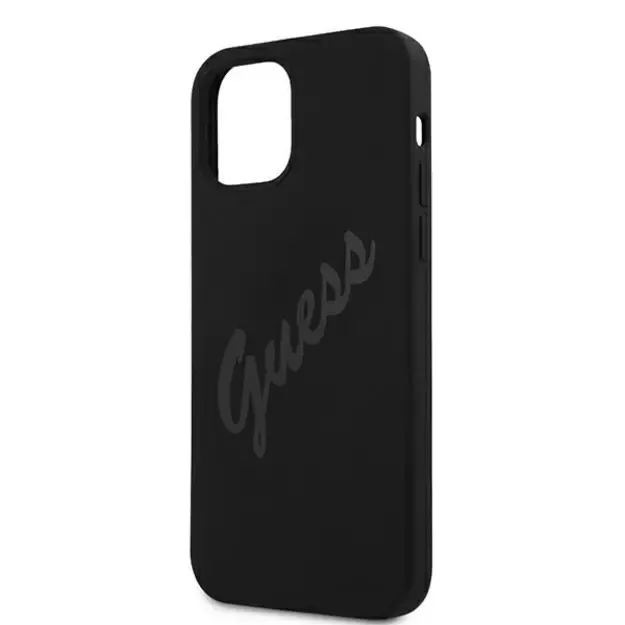 Guess GUHCP12LLSVSBK iPhone 12 Pro Max 6.7&quot  black/black hardcase Script Vintage 1