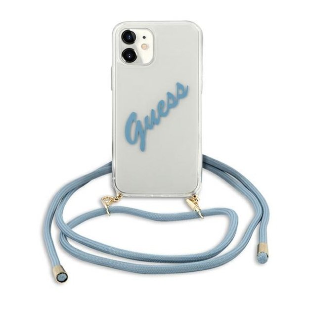 Guess GUHCP12SCRTVSBL iPhone 12 mini 5.4  blue/blue hardcase Script Vintage 6