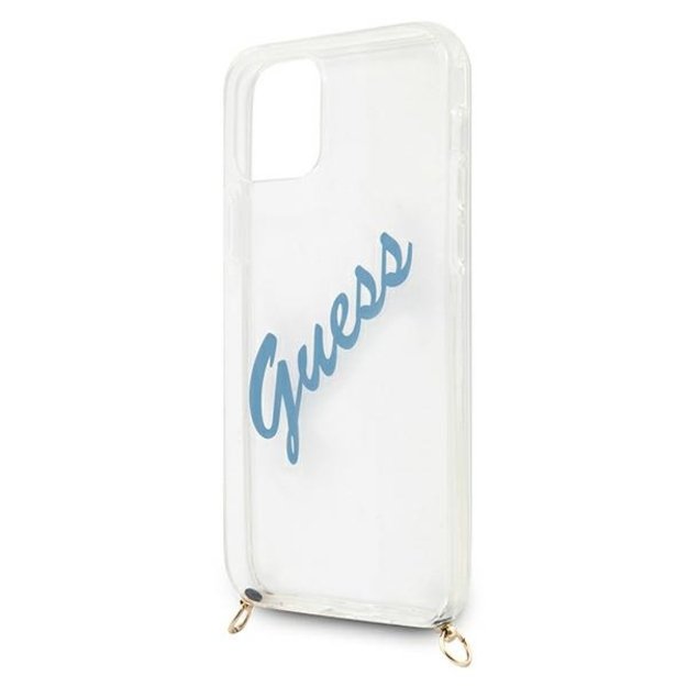 Guess GUHCP12SCRTVSBL iPhone 12 mini 5.4  blue/blue hardcase Script Vintage 9