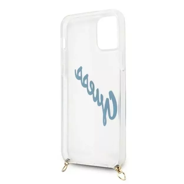 Guess GUHCP12SCRTVSBL iPhone 12 mini 5.4  blue/blue hardcase Script Vintage 5