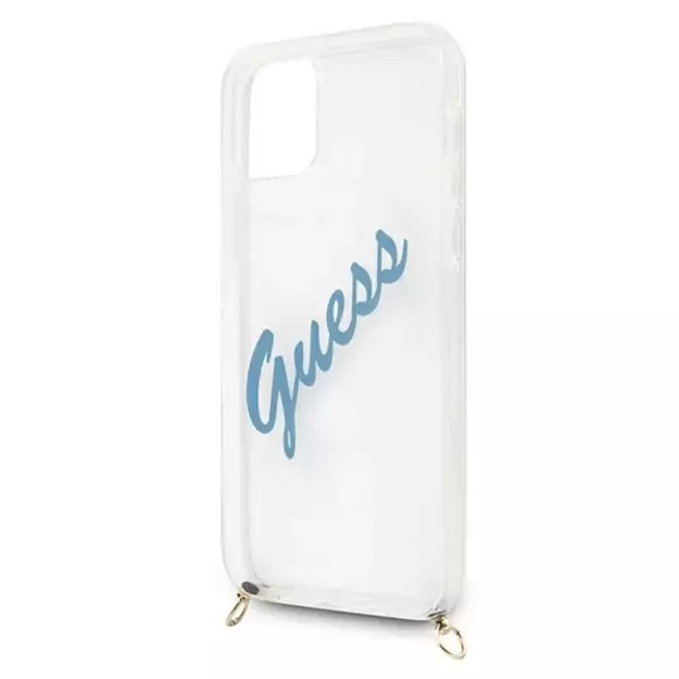 Guess GUHCP12SCRTVSBL iPhone 12 mini 5.4  blue/blue hardcase Script Vintage 4