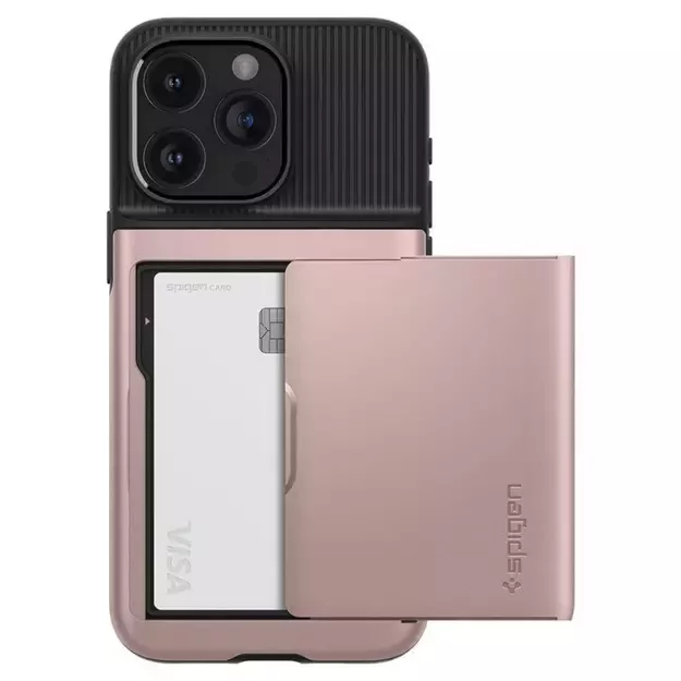Spigen Slim Armor CS Case for iPhone 15 Pro Max - Pink 3