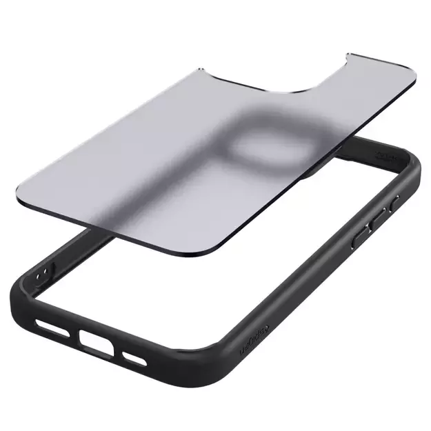 Spigen Ultra Hybrid iPhone 15 Pro Case - Clear Black 17
