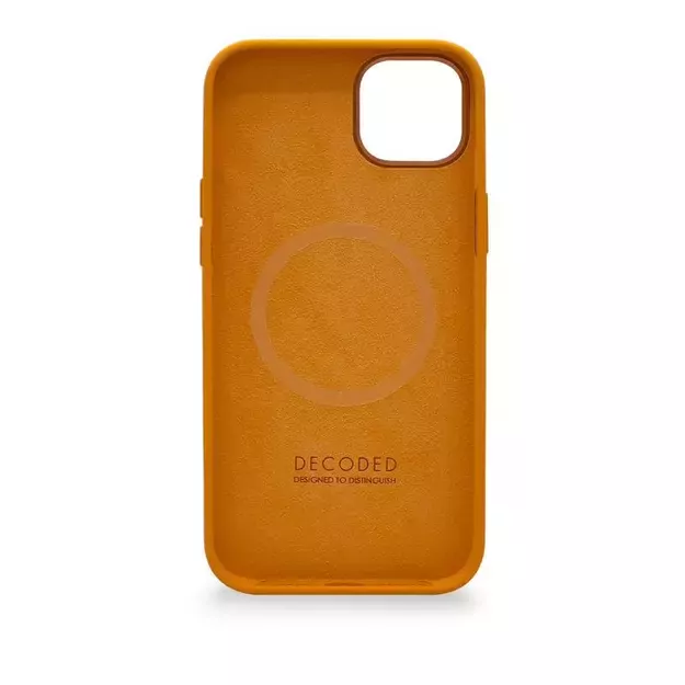 Decoded Silicone Case with MagSafe for iPhone 14 Plus - orange 9