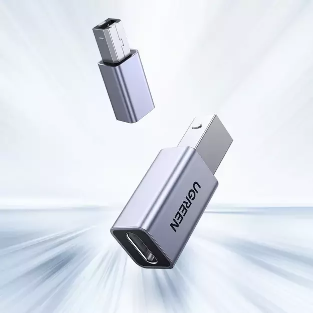Ugreen adapter USB Type C - USB Type B gray (US382) 2