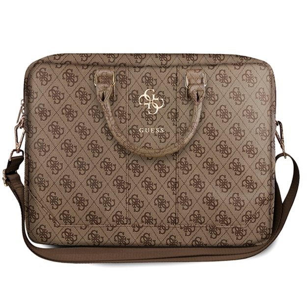 Guess 4G Big Logo bag for a 16&#39 &#39  laptop - brown