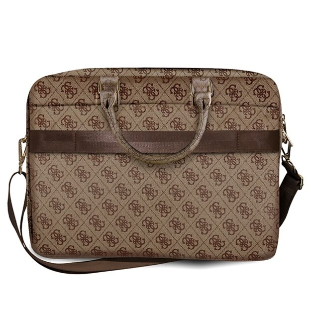Guess 4G Big Logo bag for a 16&#39 &#39  laptop - brown 1