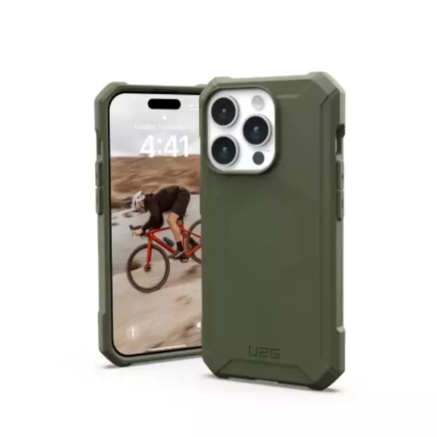 UAG Essential Armor MagSafe case for iPhone 15 Pro - green 3
