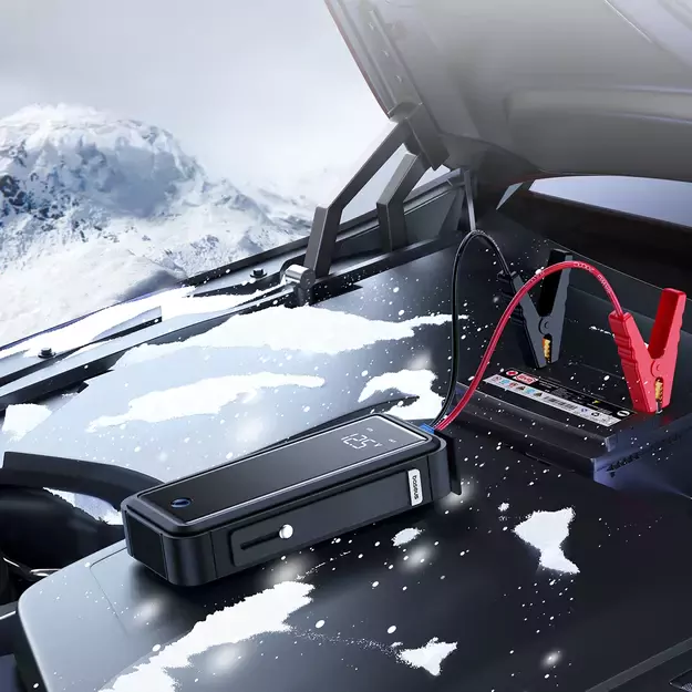 Jump starter with supercapacitor Baseus Super Energy Mega Series BS-CH007 3000A 12V USB-C / EC8 / DC - gray 13