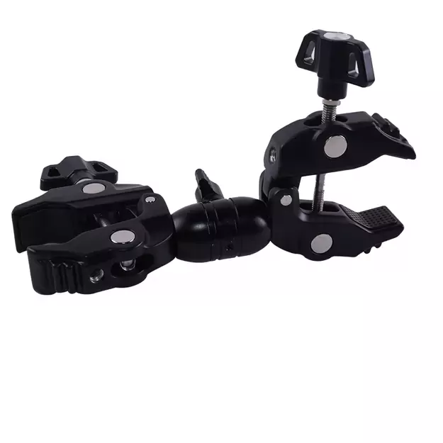 Double-sided clamp holder for the camera - black 2