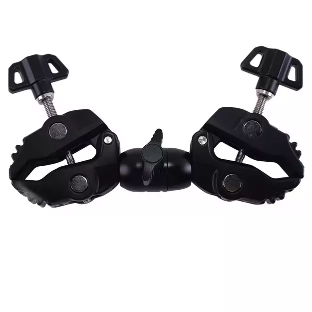 Double-sided clamp holder for the camera - black 4