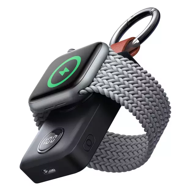 Joyroom JR-WQW01 wireless powerbank 2000mAh 3W for Apple Watch - black 2