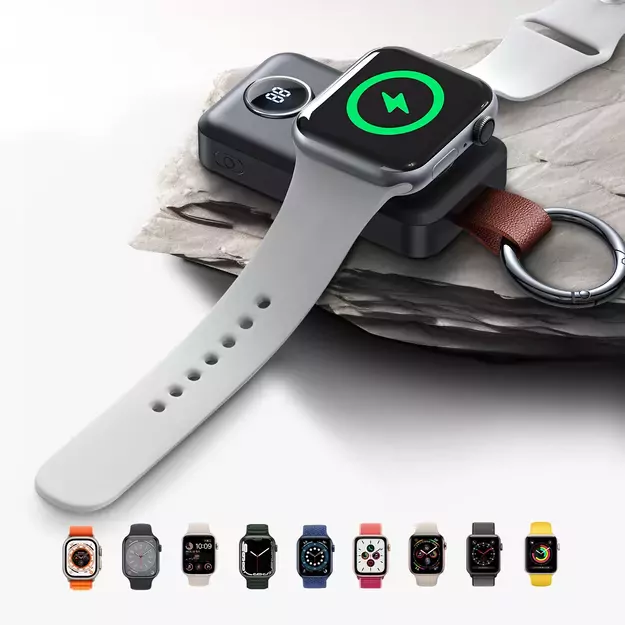 Joyroom JR-WQW01 wireless powerbank 2000mAh 3W for Apple Watch - black 9