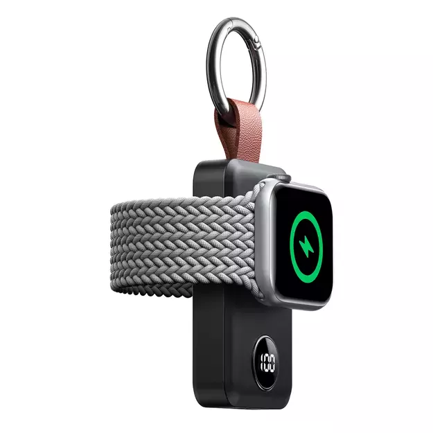 Joyroom JR-WQW01 wireless powerbank 2000mAh 3W for Apple Watch - black 1