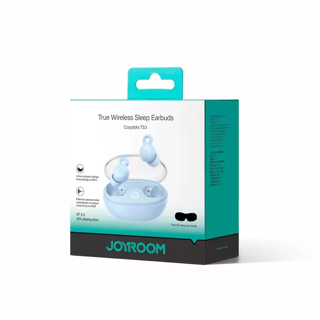 Joyroom JR-TS3 wireless in-ear headphones for sleeping - blue 6