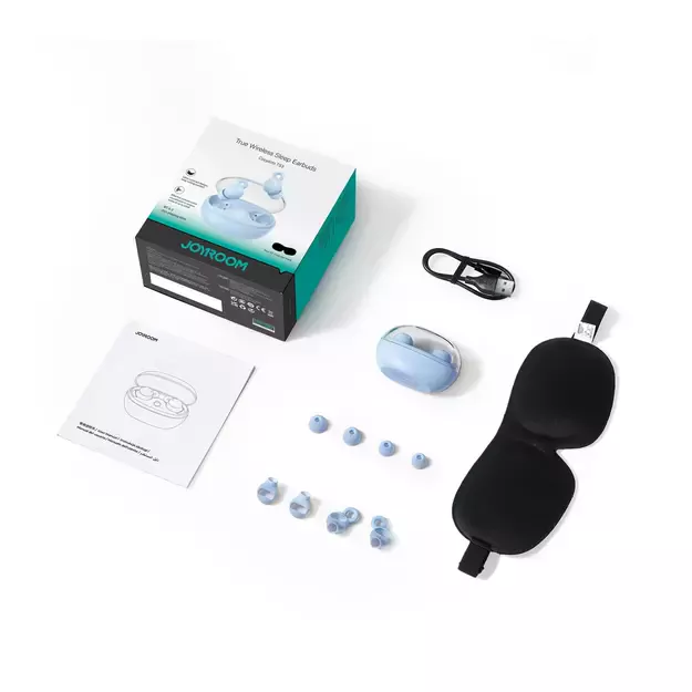 Joyroom JR-TS3 wireless in-ear headphones for sleeping - blue 7