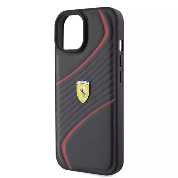 Ferrari FEHCP15SPTWK iPhone 15 6.1&quot  black/black hardcase Twist Metal Logo 5