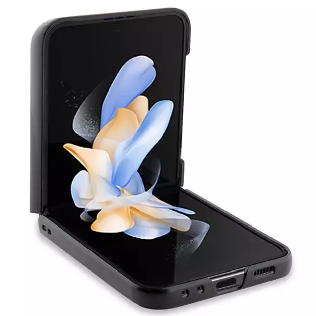 BMW Leather Carbon case for Samsung Galaxy Z Flip 5 - black 3