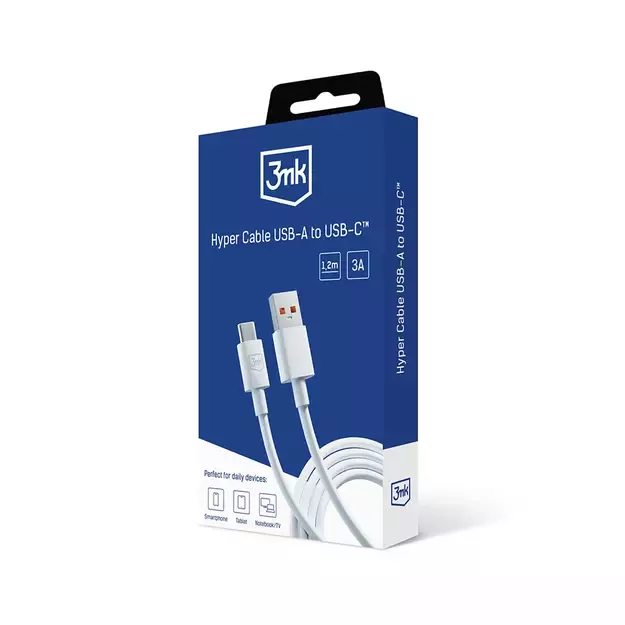 Accessories - 3mk Hyper Cable A to C 1.2m 5A 9