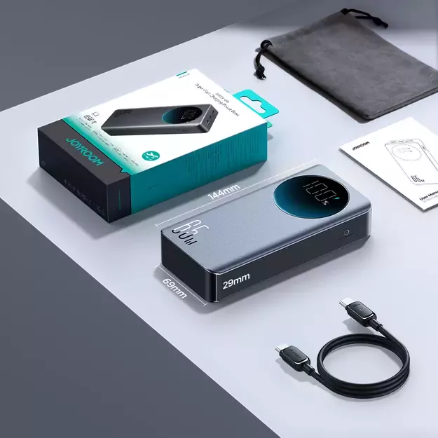 Joyroom powerbank 65W 20000mAH black (JR-PBF04) 16