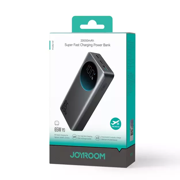 Joyroom powerbank 65W 20000mAH black (JR-PBF04) 4
