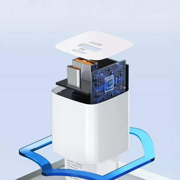 Wozinsky CMWCW 20W USB-C / USB-A wall charger - white 14