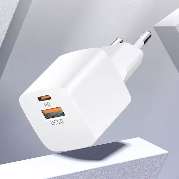 Wozinsky CMWCW 20W USB-C / USB-A wall charger - white 17