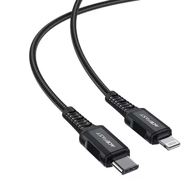 Acefast C4-01 Lightning - USB-C PD cable 30W 3A 480Mb/s 1.8m - black 2