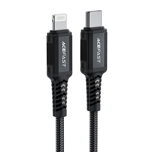 Acefast C4-01 Lightning - USB-C PD cable 30W 3A 480Mb/s 1.8m - black 21