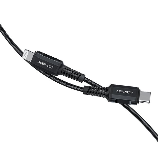 Acefast C4-01 Lightning - USB-C PD cable 30W 3A 480Mb/s 1.8m - black 15
