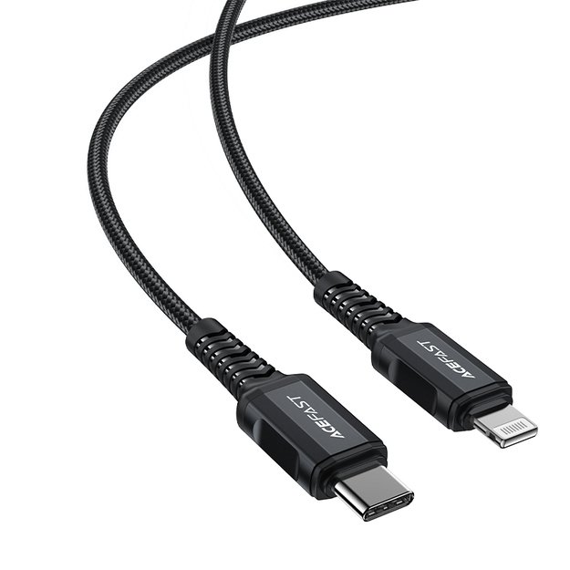 Acefast C4-01 Lightning - USB-C PD cable 30W 3A 480Mb/s 1.8m - black 16