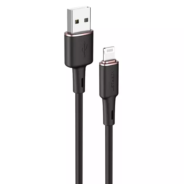 Acefast cable MFI USB - Lightning 1.2m, 2.4A black (C2-02 black)