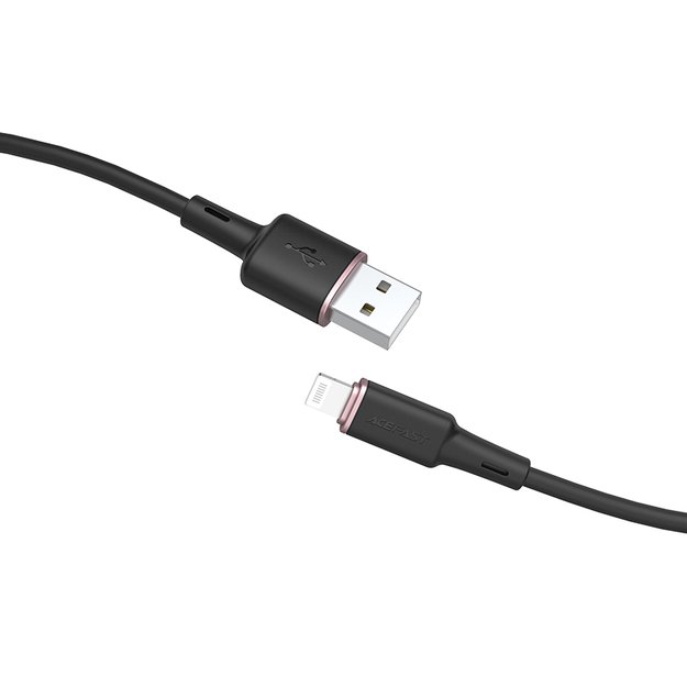 Acefast cable MFI USB - Lightning 1.2m, 2.4A black (C2-02 black) 12