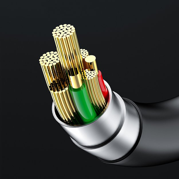 Acefast USB cable - USB Type C 1.2m, 3A white (C3-04 white) 4