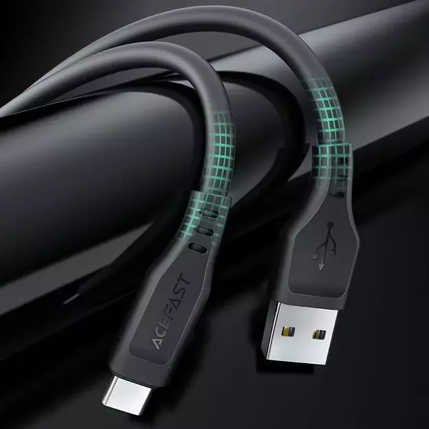 Acefast USB cable - USB Type C 1.2m, 3A white (C3-04 white) 8