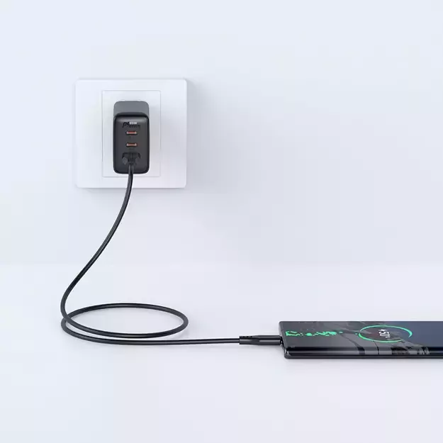 Acefast USB cable - USB Type C 1.2m, 3A white (C3-04 white) 3