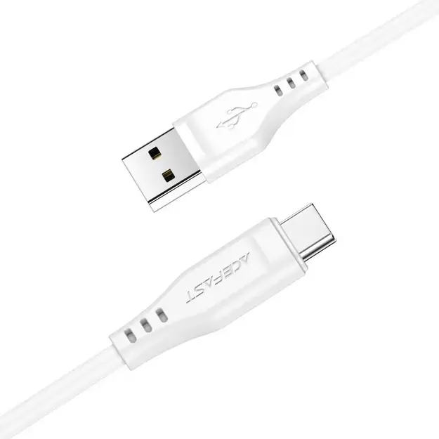 Acefast USB cable - USB Type C 1.2m, 3A white (C3-04 white) 1