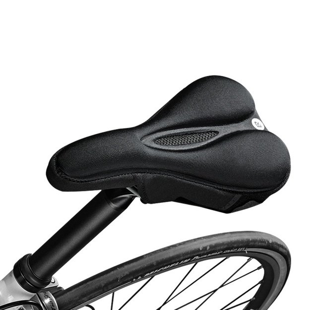 Rockbros LF047-S silicone gel bicycle seat cover size M - black 8