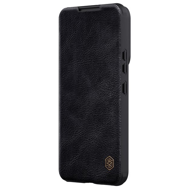 Nillkin Qin Leather Pro Case Case for Samsung Galaxy S22+ (S22 Plus) Camera Protector Holster Cover Flip Case Black 1