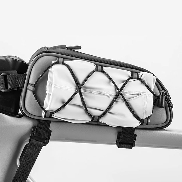 Rockbros 3012010901 bike frame bag 0.9 l - silver 2